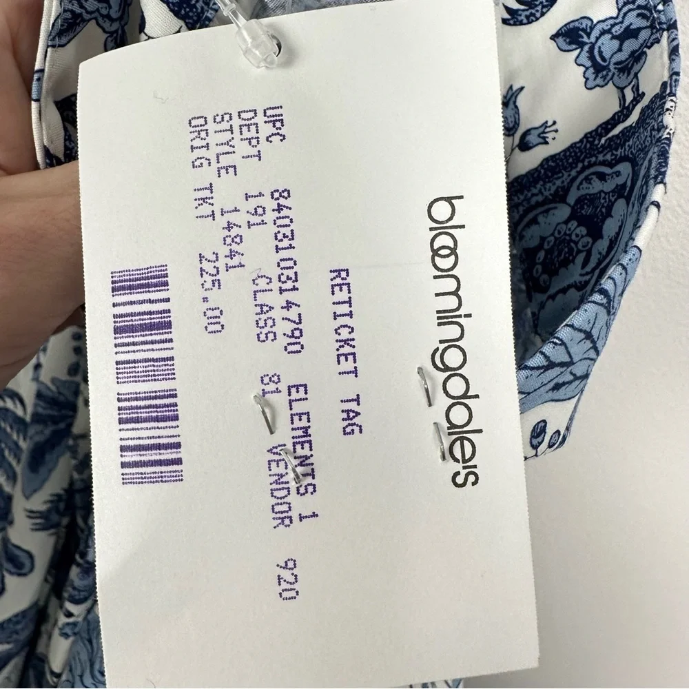 STAUD SEA SEA SKIRT BLUE TOILE size 0 NEW - Picture 12 of 15